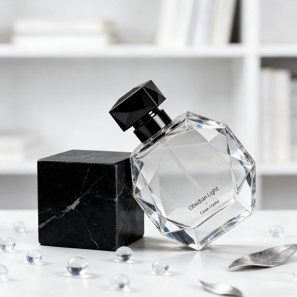 黒曜石の光 – 透明な水晶